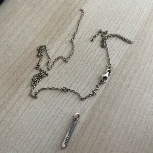 *Broken* 2019 Hillberg and Berk “The Jane” 92.5% Sterling Silver Necklace